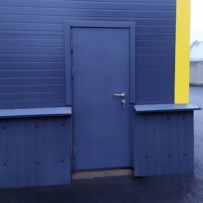 Глухая уличная дверь Глухая уличная дверь