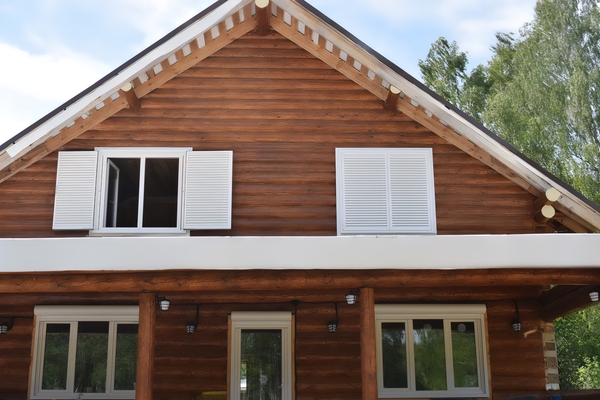 Белые ставни для окон Белые ставни для окон